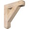 Ekena Millwork Traditional Craftsman Smooth Bracket, Douglas Fir, 3 1/2"W x 18"D x 18"H BKT04X18X18TRA04SDF - alternate 1
